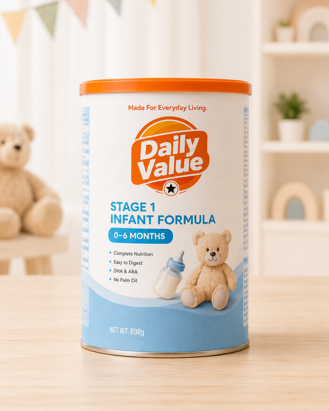 Daily Value Stage 1 Infant Formula tin
