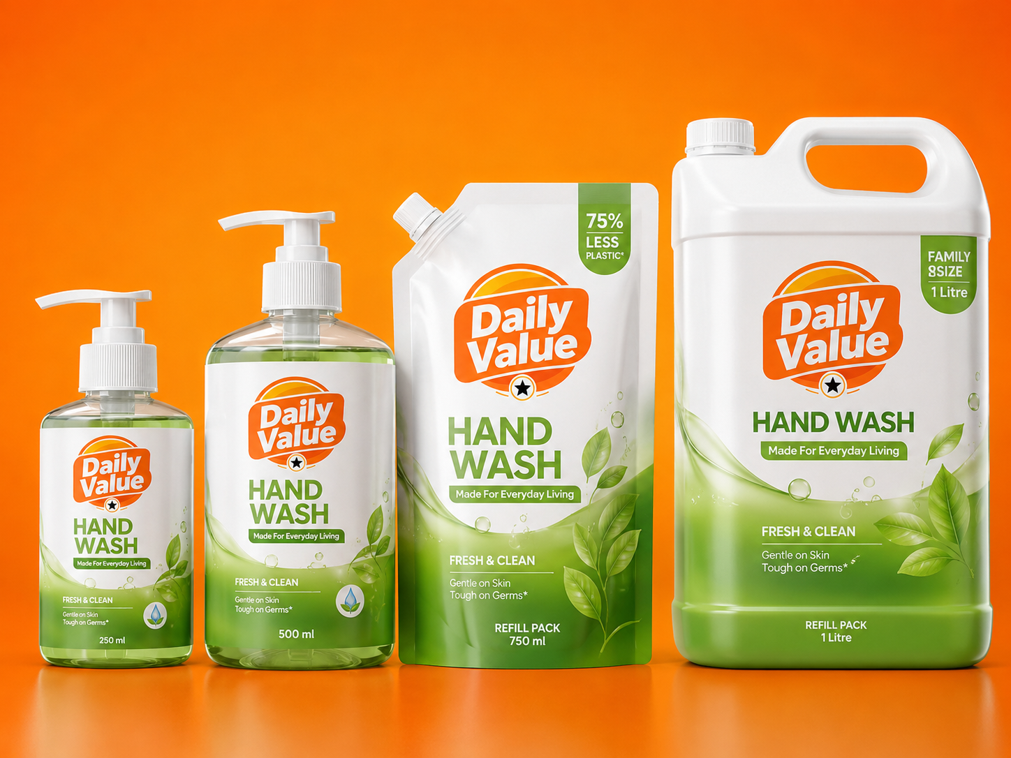 Daily Value Hand Wash range