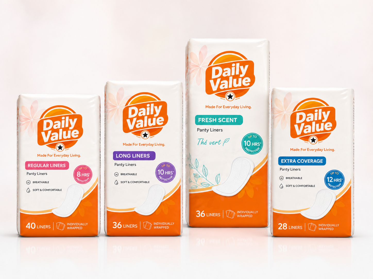 Daily Value sanitary pads range