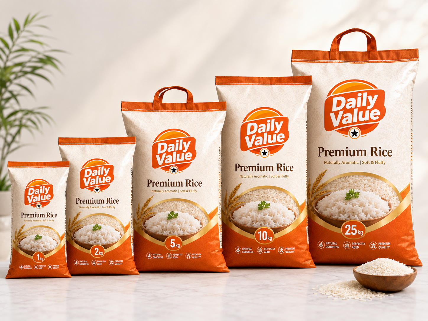 Daily Value Premium Rice range