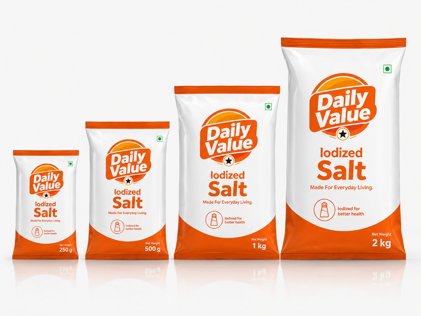 Daily Value Iodized Salt range