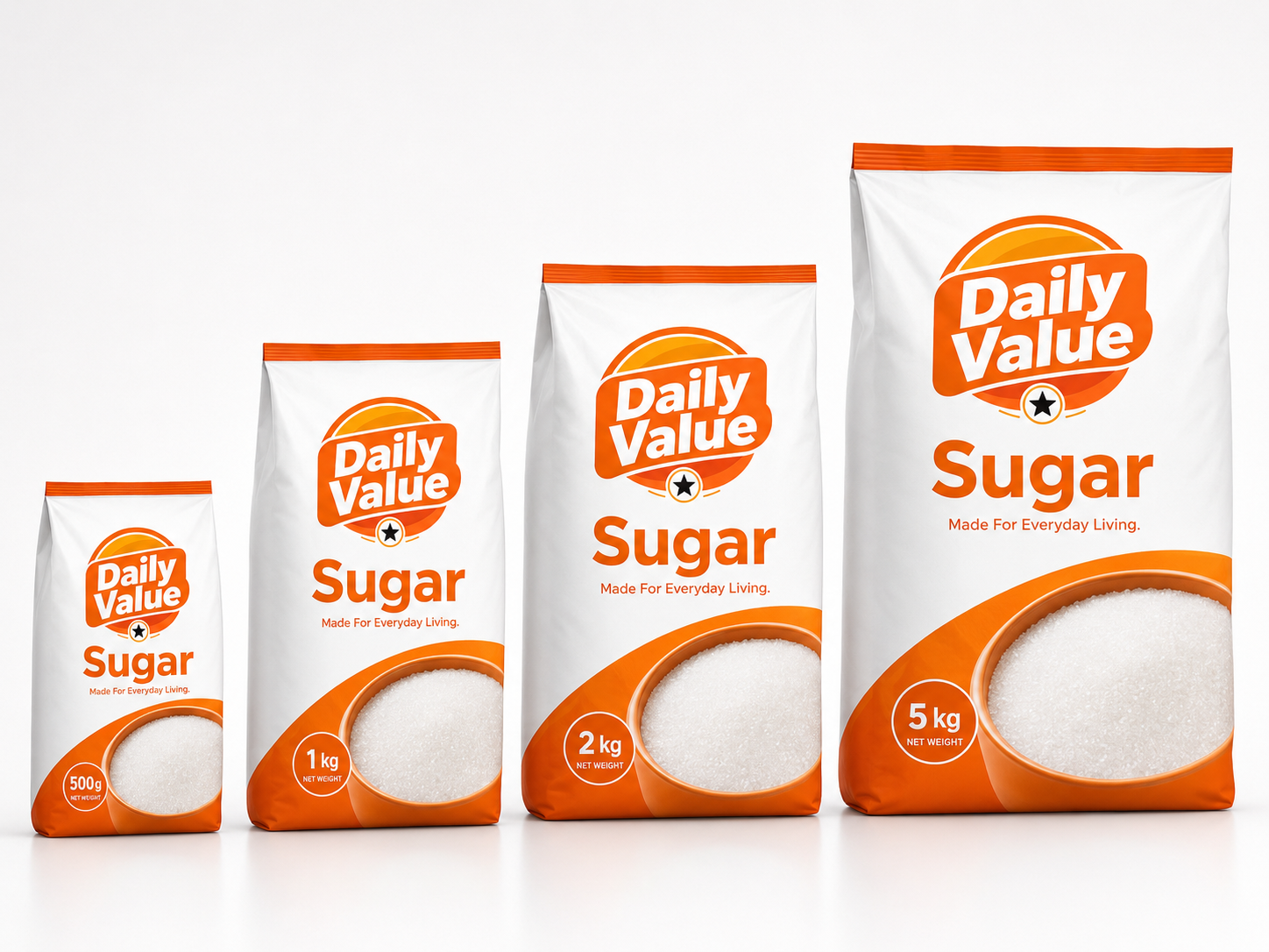 Daily Value Sugar range