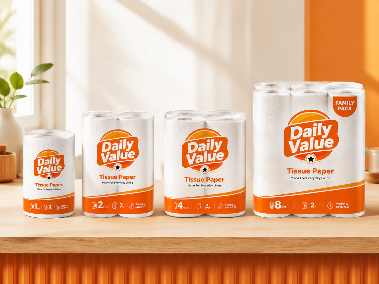 Daily Value Tissue Paper range